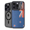 New Zealand Flag Distressed iPhone 14 Pro Max Kickstand Case