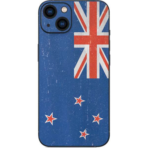 New Zealand Flag Distressed iPhone Skins