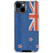 New Zealand Flag Distressed iPhone 15 Clear Case
