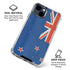 New Zealand Flag Distressed iPhone 15 Clear Case