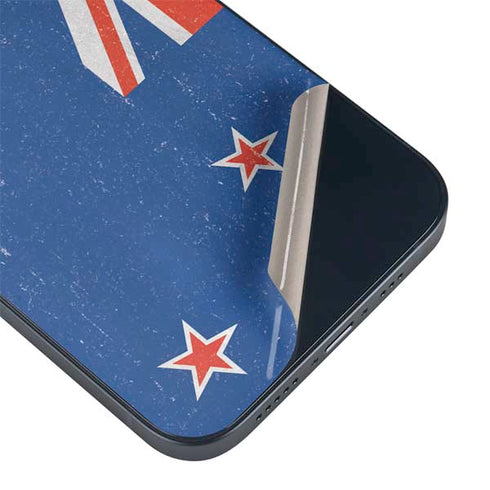 New Zealand Flag Distressed iPhone 15 Skin
