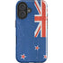 New Zealand Flag Distressed iPhone 16 Plus Impact Case