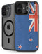 New Zealand Flag Distressed iPhone 16 Plus Kickstand Case