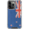 New Zealand Flag Distressed iPhone 16 Pro Clear Case