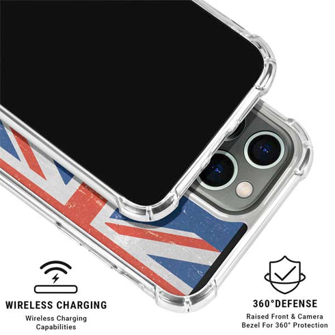 New Zealand Flag Distressed iPhone 16 Pro Clear Case