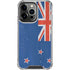 New Zealand Flag Distressed iPhone 16 Pro Max Clear Case