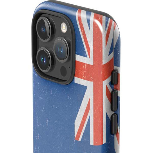 New Zealand Flag Distressed iPhone 16 Pro Max Impact Case