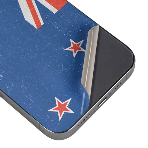 New Zealand Flag Distressed iPhone 16 Pro Max Skin