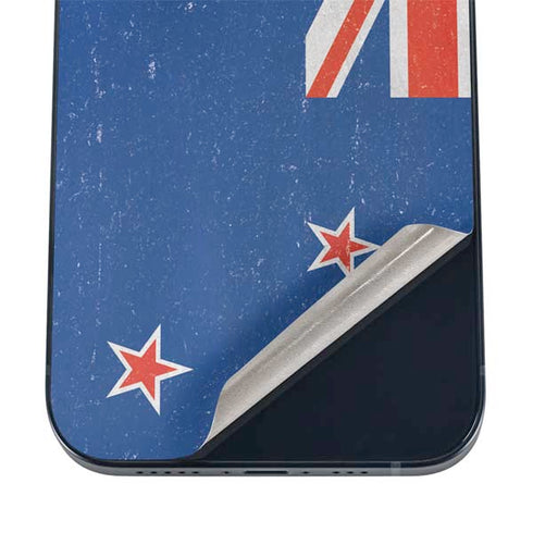 New Zealand Flag Distressed iPhone 16 Skin