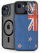 New Zealand Flag Distressed iPhone 16e Kickstand Case