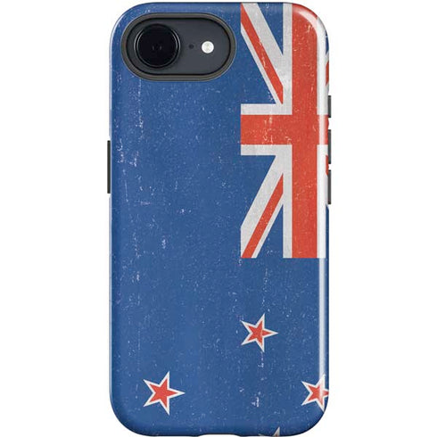New Zealand Flag Distressed iPhone 16e Impact Case