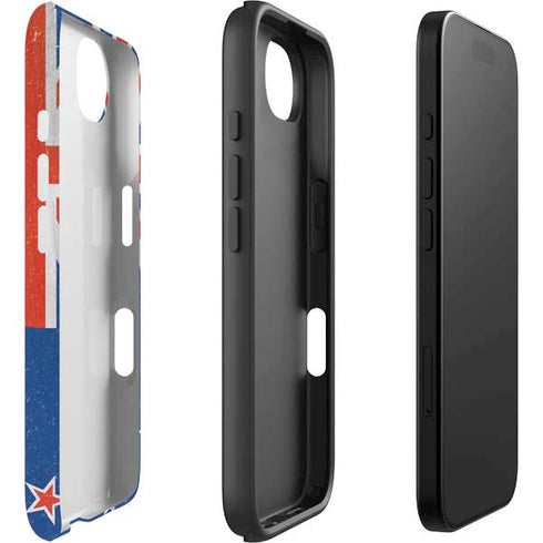 New Zealand Flag Distressed iPhone 16e Impact Case