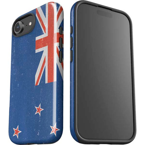 New Zealand Flag Distressed iPhone 16e Impact Case