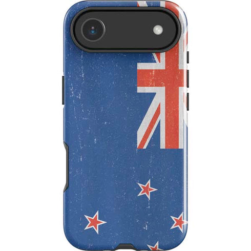 New Zealand Flag Distressed iPhone 17 Air Impact Case