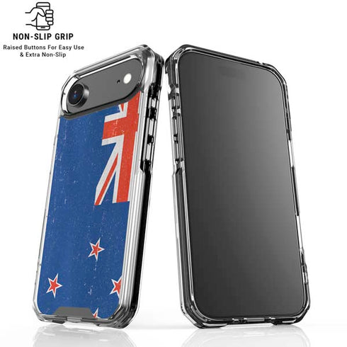 New Zealand Flag Distressed iPhone 17 Air MagSafe Case