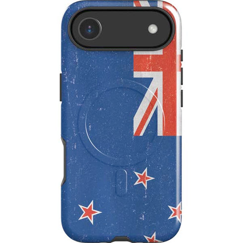 New Zealand Flag Distressed iPhone 17 Air Magsafe Impact Case