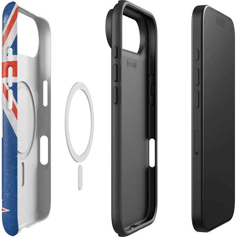 New Zealand Flag Distressed iPhone 17 Air Magsafe Impact Case