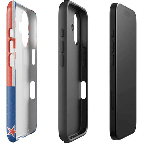 New Zealand Flag Distressed iPhone 17 Impact Case
