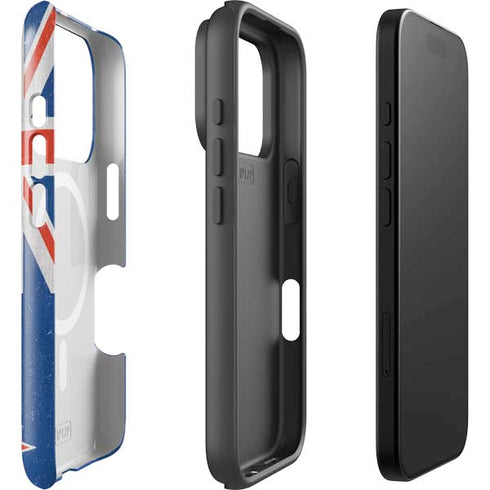 New Zealand Flag Distressed iPhone 17 Pro Magsafe Impact Case