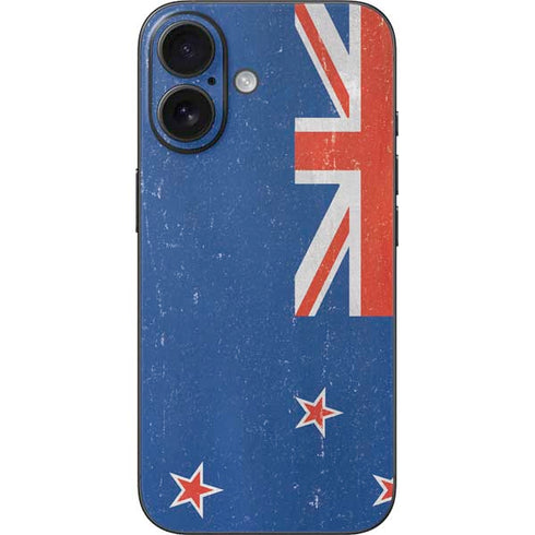 New Zealand Flag Distressed iPhone 17 Skin