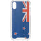 New Zealand Flag Distressed iPhone XS Clear Case