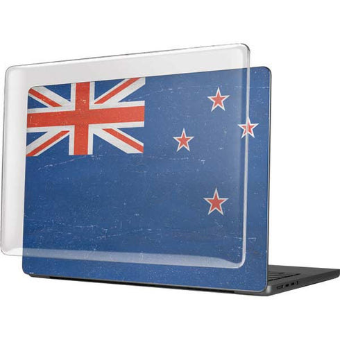 New Zealand Flag Distressed MacBook Pro 14in (2021-24) Case plus Skin