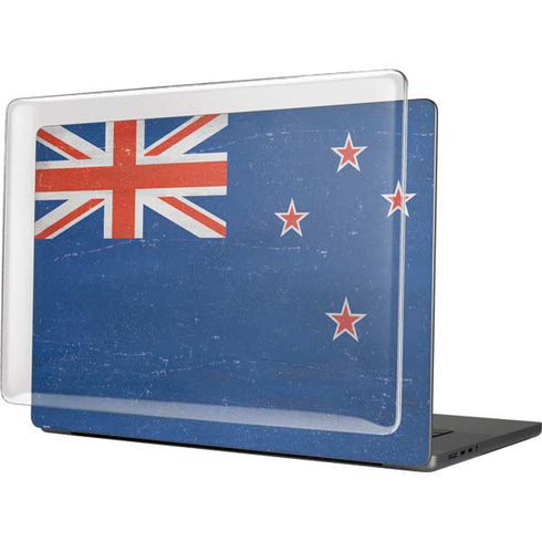 New Zealand Flag Distressed MacBook Cases