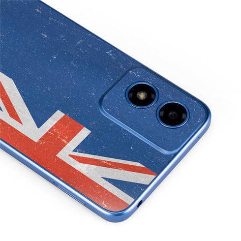 New Zealand Flag Distressed Moto G Play 4G (2024) Skin
