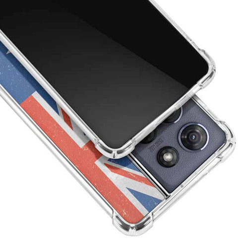 New Zealand Flag Distressed Moto G Power 5G (2025) Clear Case