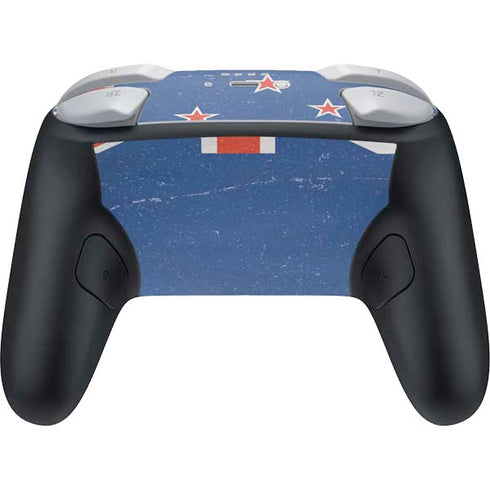 New Zealand Flag Distressed Nintendo Switch 2 (2025) Pro Controller Skin