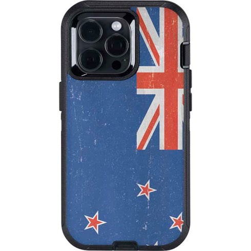 New Zealand Flag Distressed Otterbox Defender iPhone Skin