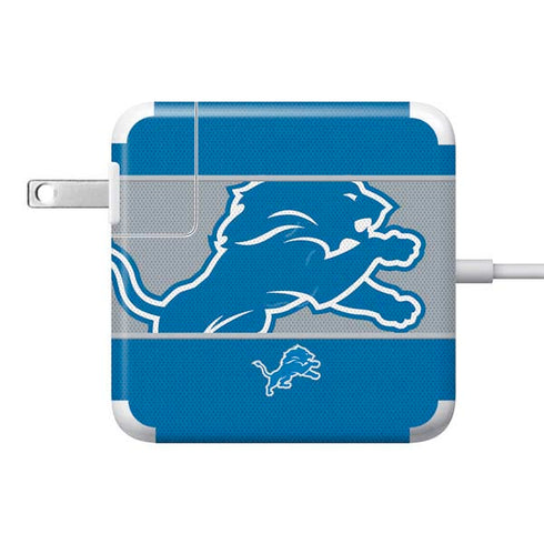 NFL Detroit Lions Zone Block 85W Power Adapter (15 and 17 inch MacBook Pro Charger) Skin