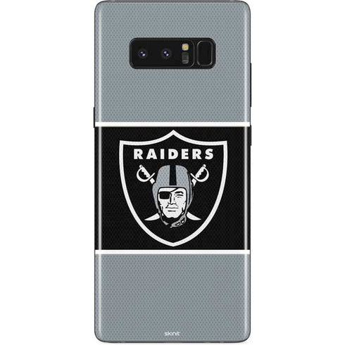 NFL Las Vegas Raiders Zone Block Galaxy Note 8 Skin