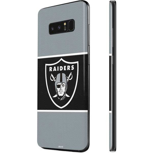 NFL Las Vegas Raiders Zone Block Galaxy Note 8 Skin