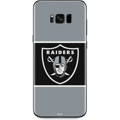 NFL Las Vegas Raiders Zone Block Galaxy S8 Plus Skin