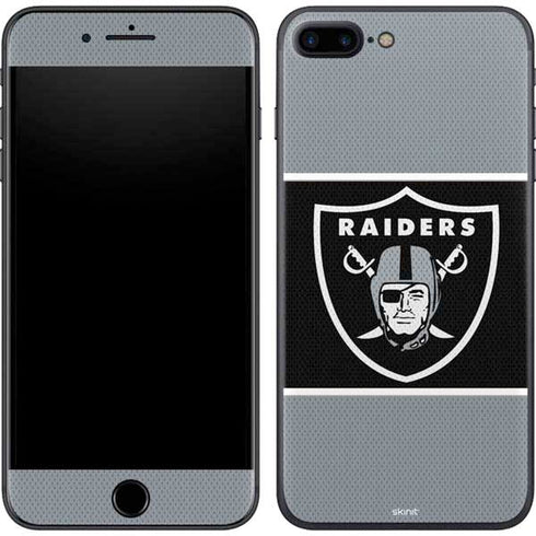 NFL Las Vegas Raiders Zone Block iPhone 8 Plus Skin