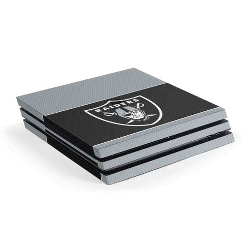 NFL Las Vegas Raiders Zone Block PS4 Pro Console Skin