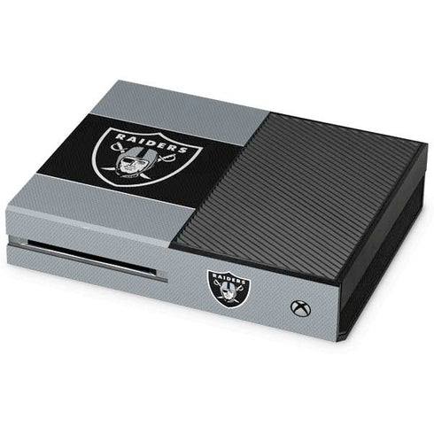 NFL Las Vegas Raiders Zone Block Xbox One Console Skin