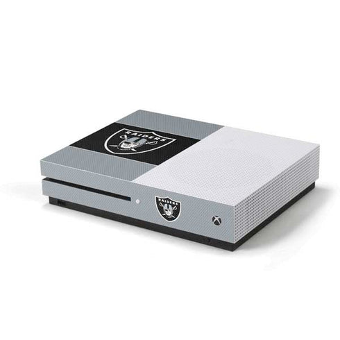 NFL Las Vegas Raiders Zone Block Xbox One S Console Skin