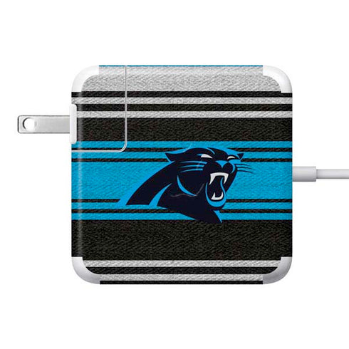 NFL Carolina Panthers Trailblazer 85W Power Adapter (15 and 17 inch MacBook Pro Charger) Skin