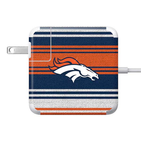 NFL Denver Broncos Trailblazer 85W Power Adapter (15 and 17 inch MacBook Pro Charger) Skin