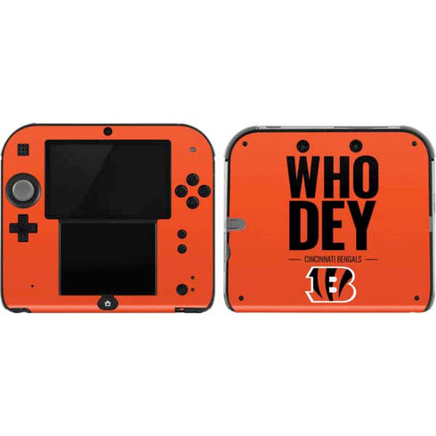 NFL Cincinnati Bengals Team Motto Nintendo Skins
