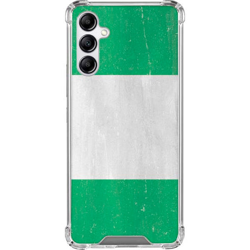 Nigeria Flag Distressed Gabb Phone 4 Clear Case