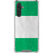 Nigeria Flag Distressed Galaxy A17 Clear Case