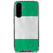 Nigeria Flag Distressed Galaxy A36 5G Clear Case