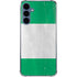 Nigeria Flag Distressed Galaxy A55 5G Clear Case