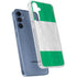 Nigeria Flag Distressed Galaxy A55 5G Clear Case