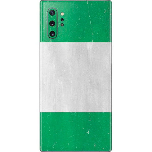 Nigeria Flag Distressed Galaxy Note 10 Plus Skin