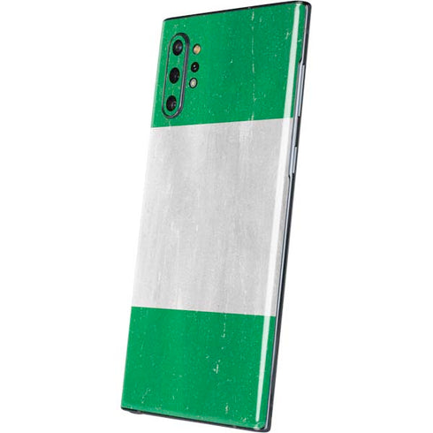 Nigeria Flag Distressed Galaxy Note 10 Plus Skin