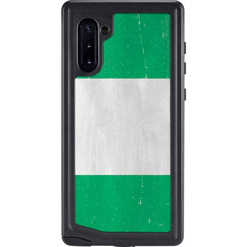 Nigeria Flag Distressed Galaxy Cases
